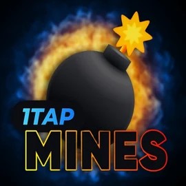 1Tap Mines logo – Casino Games by Turbo Games at Beef Casino