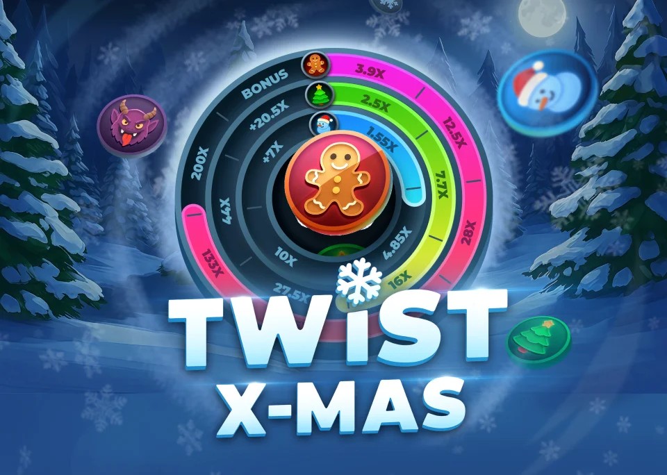 Play the Twist X-mas slot by InOut on Beef Casino